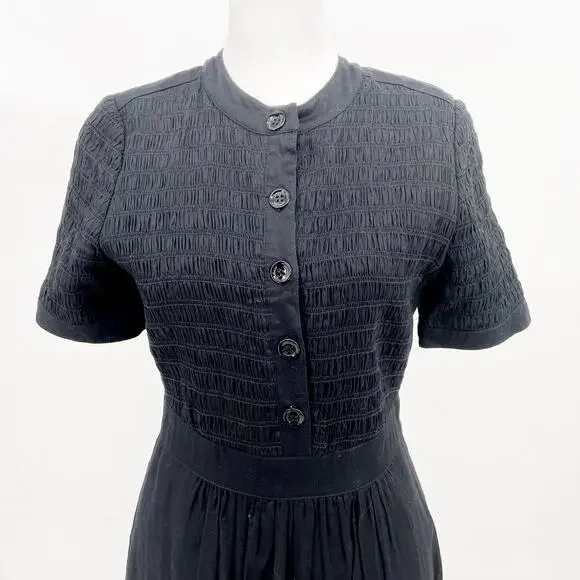 Burberry Dress Shirt Summer Womens Black US 4 Black Midi Knee Length Flare Skirt - Picture 6 of 12